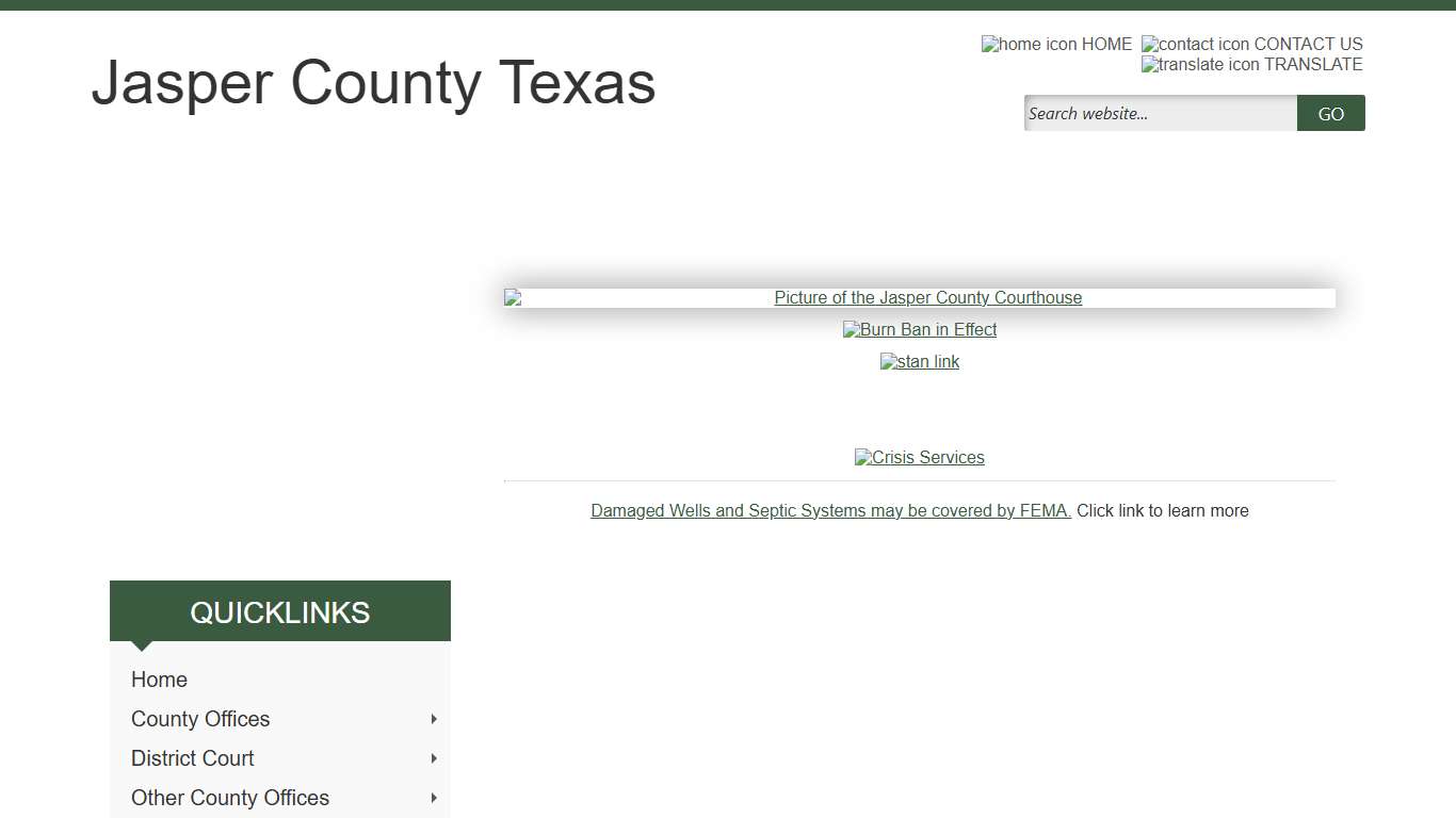 Home Page - Jasper County